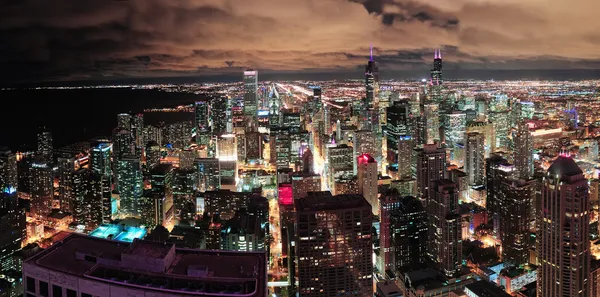 Chicago şehir manzarası panorama — Stok fotoğraf