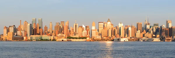 美国纽约市曼哈顿全景 — 图库照片