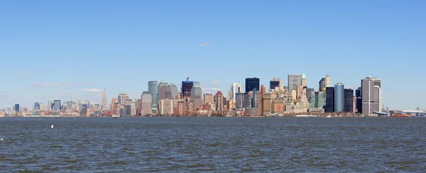 Panorama města new Yorku manhattan — Stock fotografie