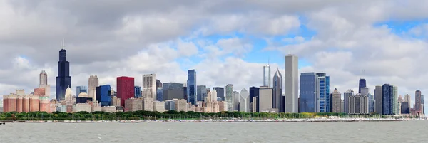 Chicago skyline panorama — Stok fotoğraf