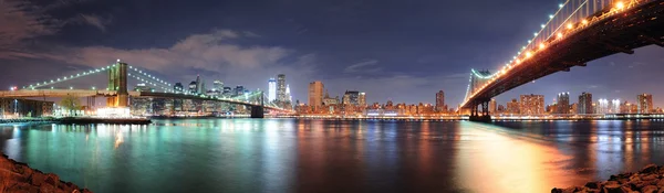 Panorama city new york Stockafbeelding