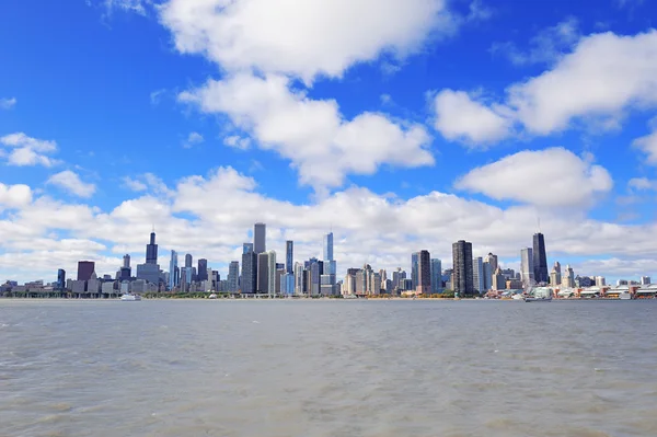 Stedelijke skyline van de stad van Chicago — Stockfoto