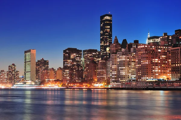 Panorama New Yorku manhattan midtown — Stock fotografie