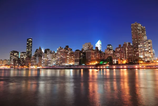 Skyline van New york city manhattan midtown — Stockfoto