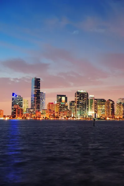 stock image Miami night scene