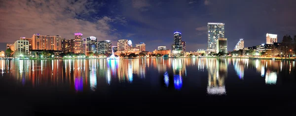 Orlando noc panorama — Zdjęcie stockowe