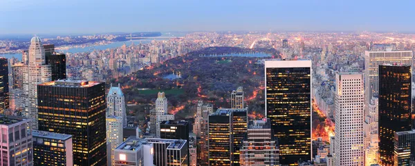Panorama do Parque Central de Nova Iorque — Fotografia de Stock