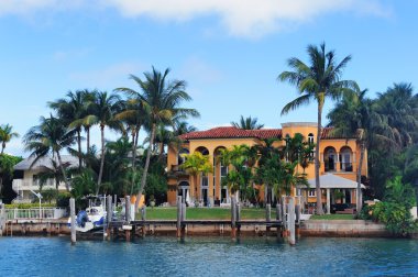 Miami Luxury house clipart