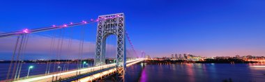 George Washington Bridge panorama clipart