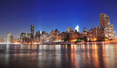 New York'un manhattan midtown manzarası