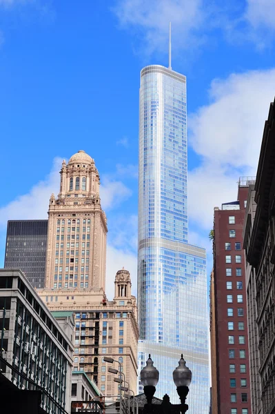 トランプ タワー シカゴ — ストック写真