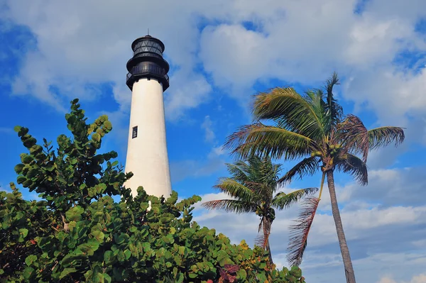 Cape Florida Light lighthouse Miami — Stock Photo, Image