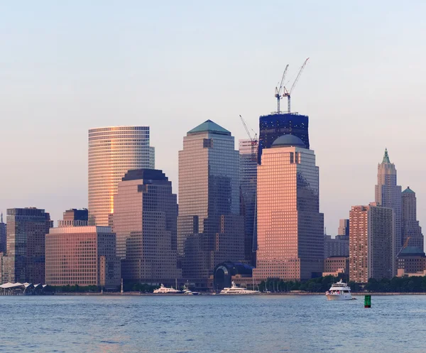Skyline von New York City Manhattan Downtown — Stockfoto