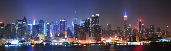 Panoramę Nowego Jorku manhattan midtown — Zdjęcie stockowe