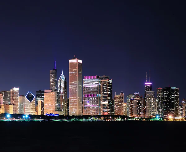 Chicago Skyline au crépuscule — Photo
