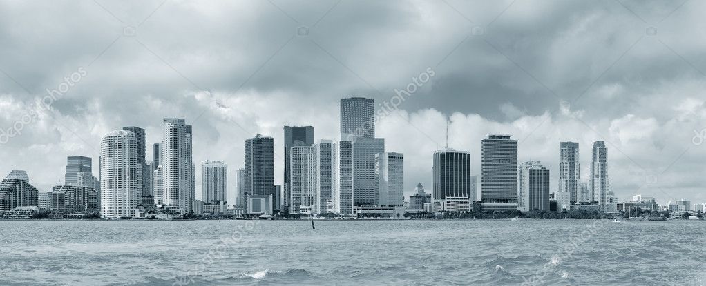 Miami Black And White Stock Photo C Rabbit75 Dep