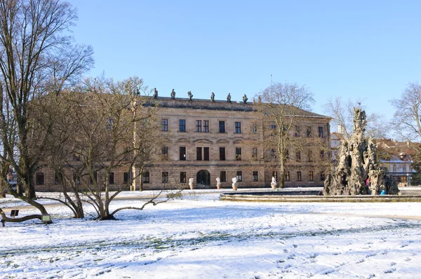 Erlangen, Duitsland in de winter — Stockfoto