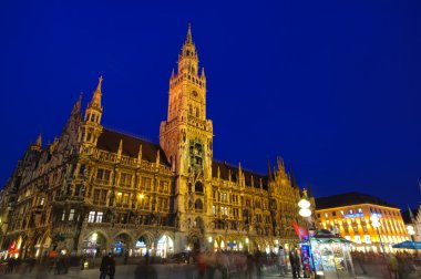 Marienplatz in Munich, Germany clipart