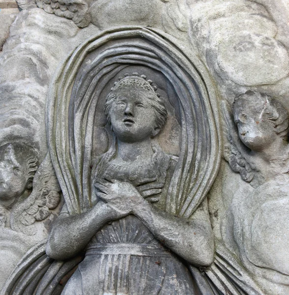 Statuia Fecioarei Maria — Fotografie, imagine de stoc