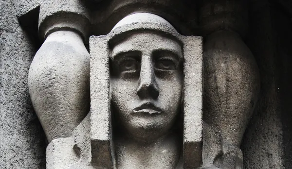 Обличчя богині Гера (Латинська: Юнона) — стокове фото