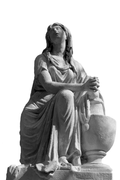 Estatua de las mujeres en la tumba —  Fotos de Stock