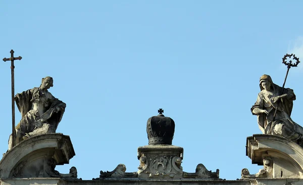 A katedrális templom Lviv szobor — Stock Fotó