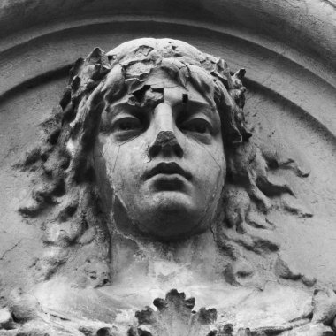 Face of goddess Hera (Juno) clipart