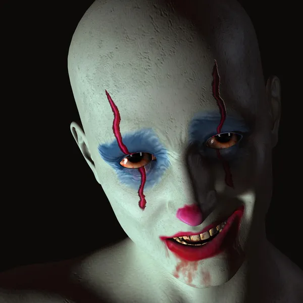 De kwade clown — Stockfoto