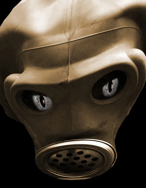 Alien com cabeça de borracha — Fotografia de Stock