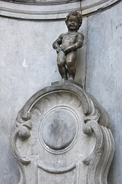 Statua Mannekin Pis, Bruxelles , — Foto Stock