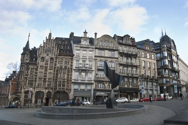 Stary gród centrum miasta Brukseli — Zdjęcie stockowe