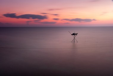 Rig, Karadeniz balık. Balıkçılık tesisi.