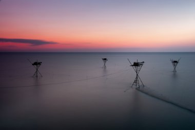 Rig, Karadeniz balık. Balıkçılık tesisi.