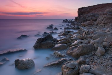 Her gece deniz manzarası