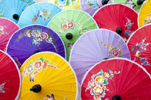 stock image Colorful umbrella's