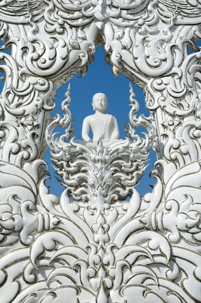 Witte tempel chiang rai thailand — Stockfoto