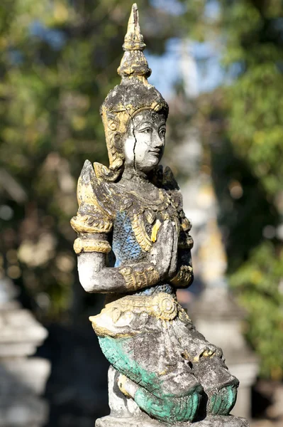 Buda figürü taş — Stok fotoğraf