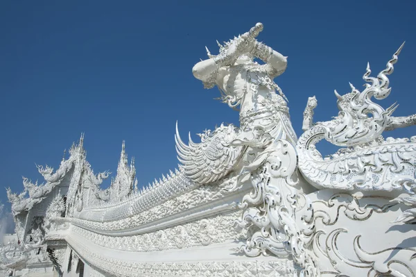 Biały świątyni chiang rai, Tajlandia Zdjęcie Stockowe