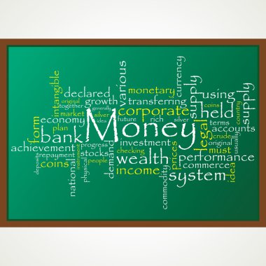 Money collage clipart