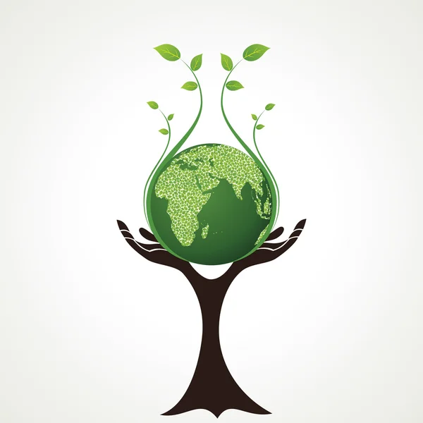地球を救う — ストックベクタ