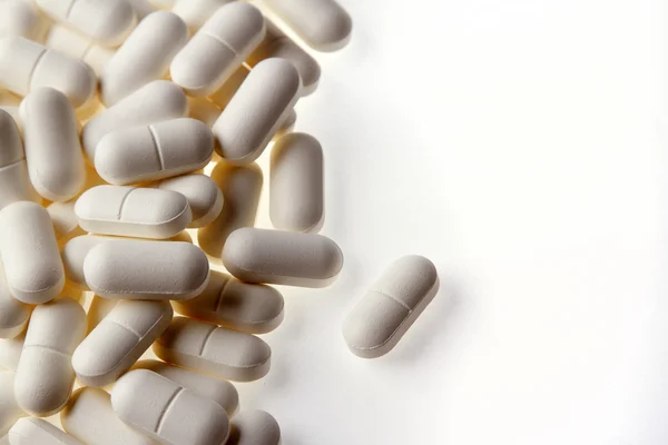 Closeup of pills, copy space — Stock Photo, Image