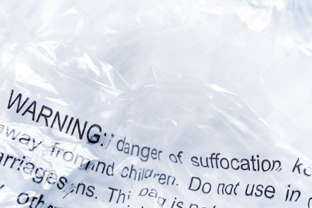 Warning on plastic