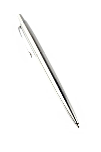 Ballpoint pen on plain background — Stock Photo, Image