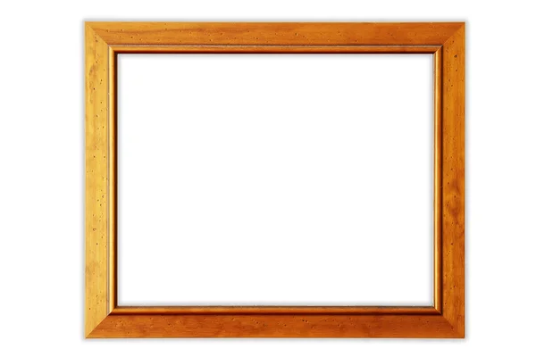 Old picture frame on plain background — Stock Photo, Image