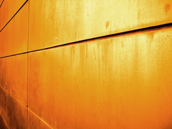 Closeup of steel panels wall — Stock Photo, Image