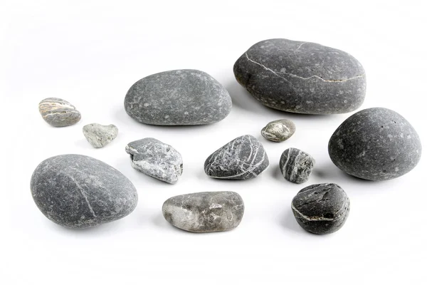 stock image Closeup of rocks on plain background