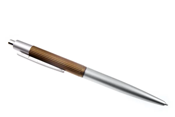 Шариковая ручка на обычном фоне — стоковое фото