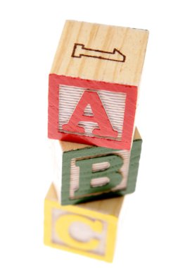 ABC blocks clipart