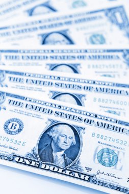 Amerikan banknotlar closeup