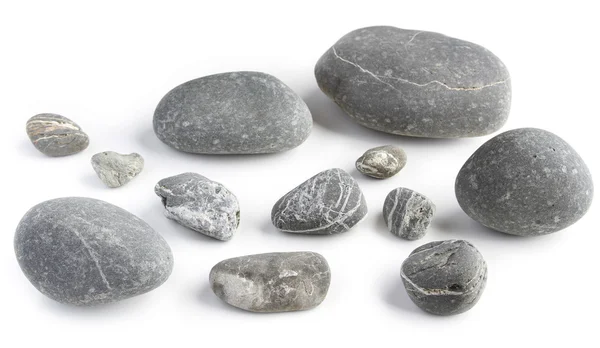 Крупним планом каміння на звичайному фоні — стокове фото